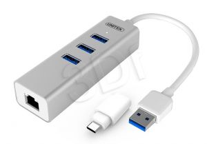 UNITEK HUB 3XUSB3.0+USB TYP-C+GIGABIT Y-3083B