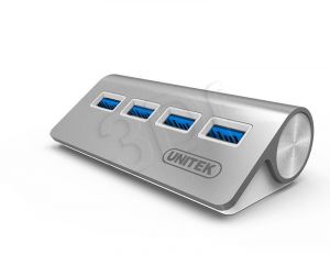 UNITEK HUB 4 X USB3.0 ALUMINIUM Y-3186