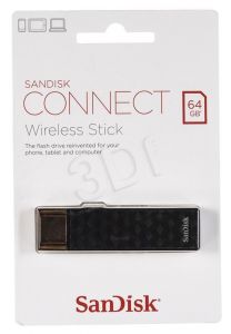 Sandisk Flashdrive Connect Wireless 64GB USB 2.0 czarny