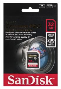 Sandisk SDHC Extreme PRO 32GB UHS Class U3