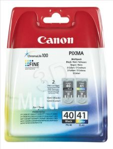 CANON Tusz PG-40/CL-41=PG40/CL41=0615B043, Zestaw Bk+Kolor, PG-40+CL-41