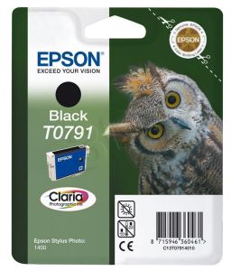 EPSON Tusz Czarny T0791=C13T07914010, 11 ml