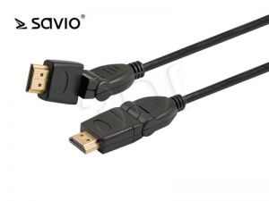 SAVIO KABEL HDMI 1,5M RUCHOME WTYKI CL-88