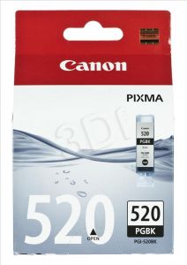 CANON Tusz Czarny PGI-520=PGI520BK=2932B001, 330 str., 19 ml